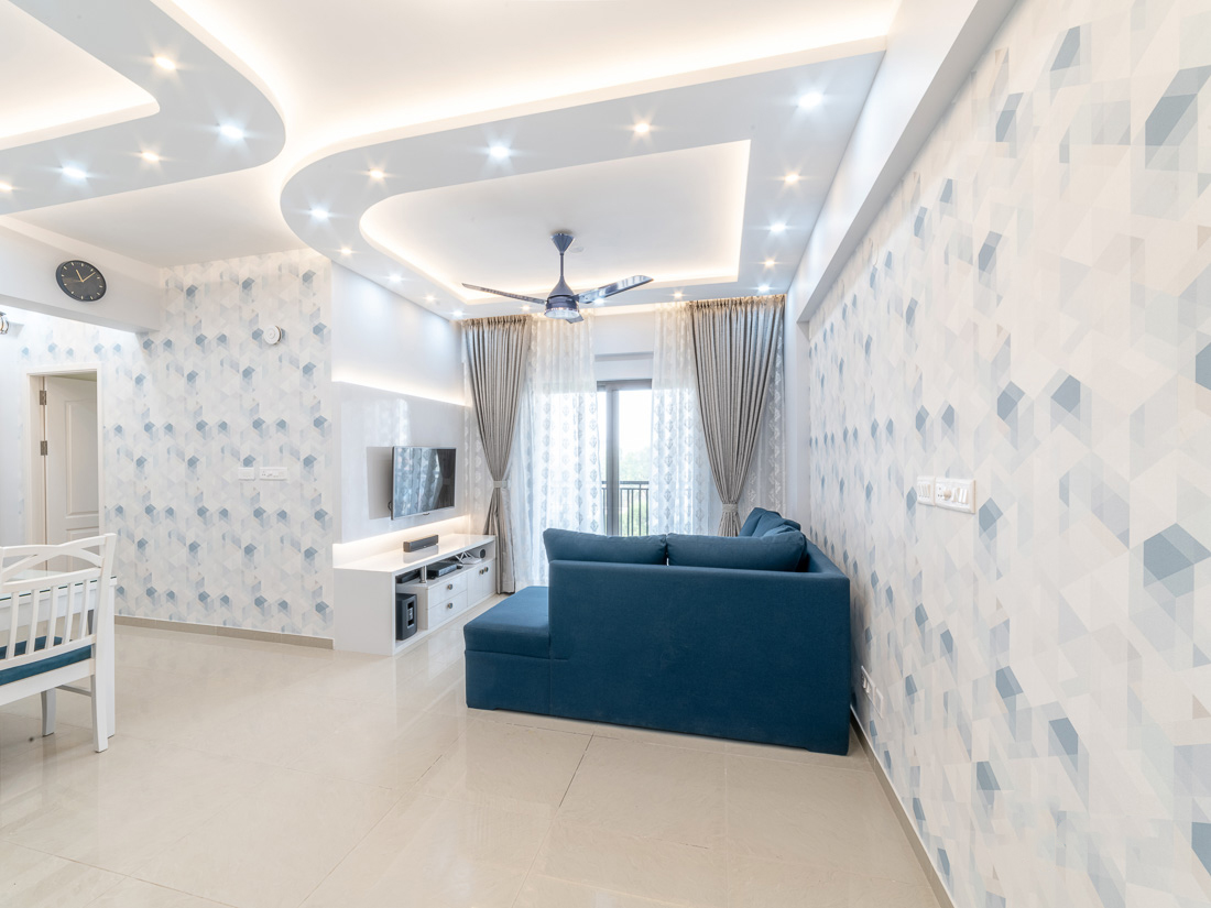 Minimalist Scandinavian Modular Kitchen with Island Breakfast Bar | Banani Block F, Dhaka (Client 10)